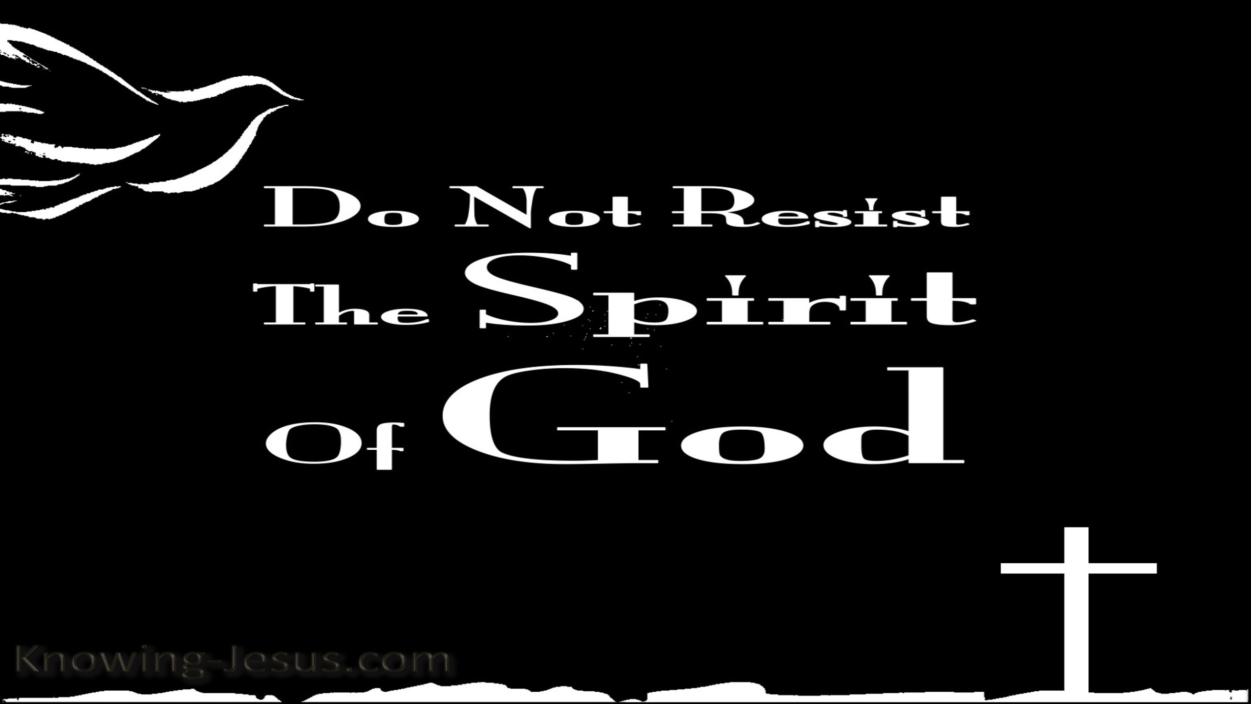 Acts 7:51 You Resist The Spirit (white)